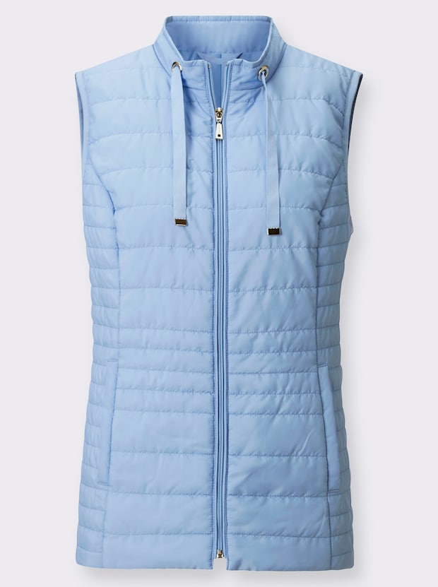 Cocktailkleid mit Spitzenoberteil und offenem Rücken | Eisblau