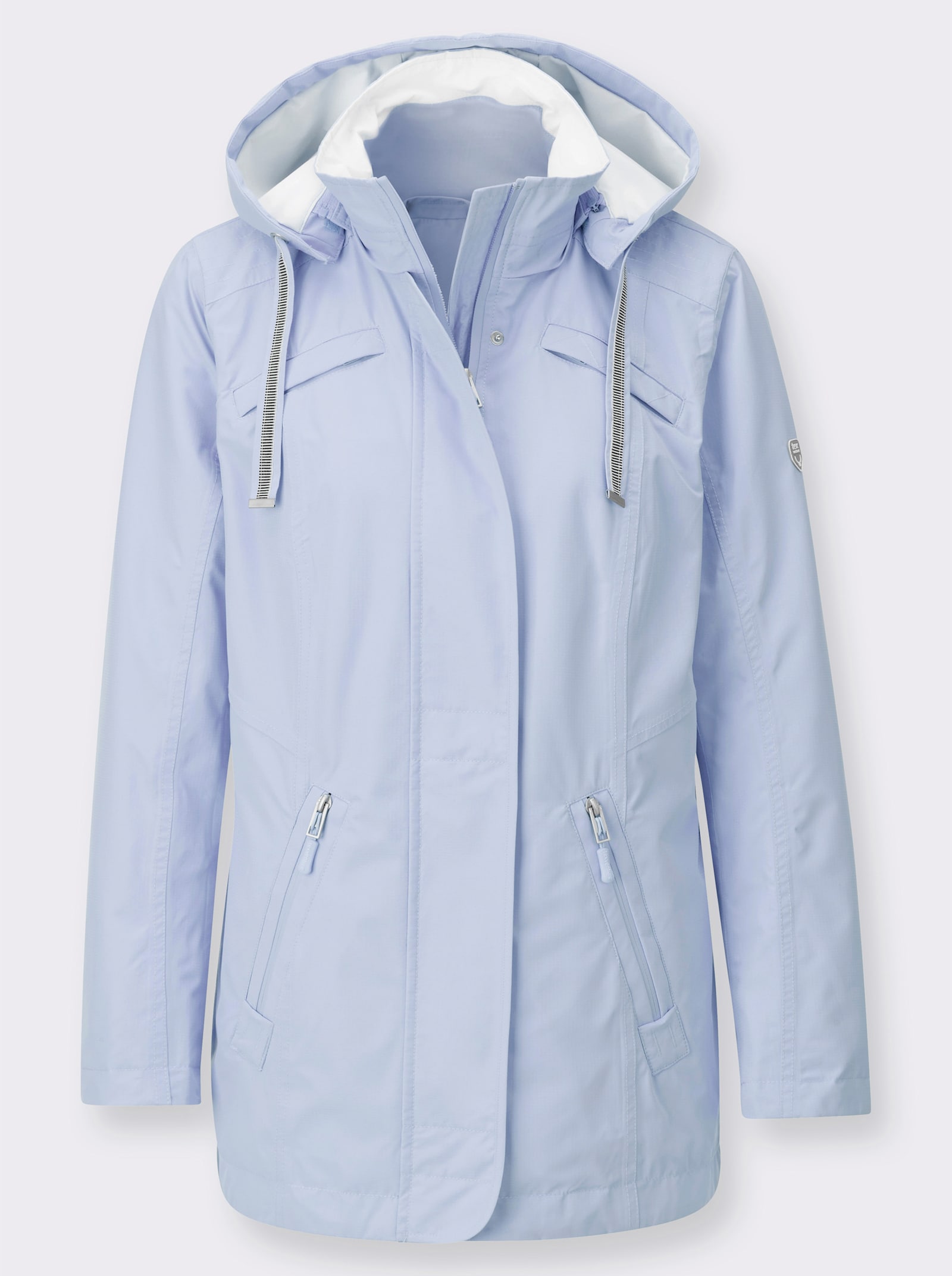 Funktionsjacke für die Übergangszeit - hellblau