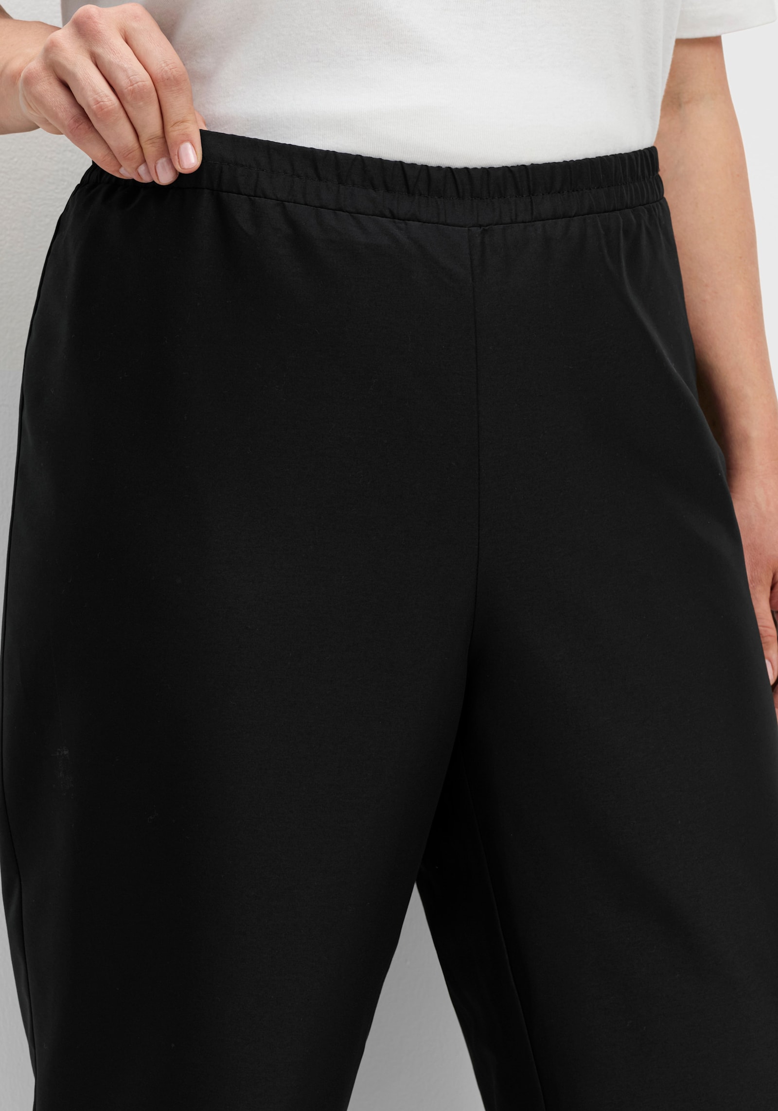 Thermohose mit wärmendem Futter - schwarz