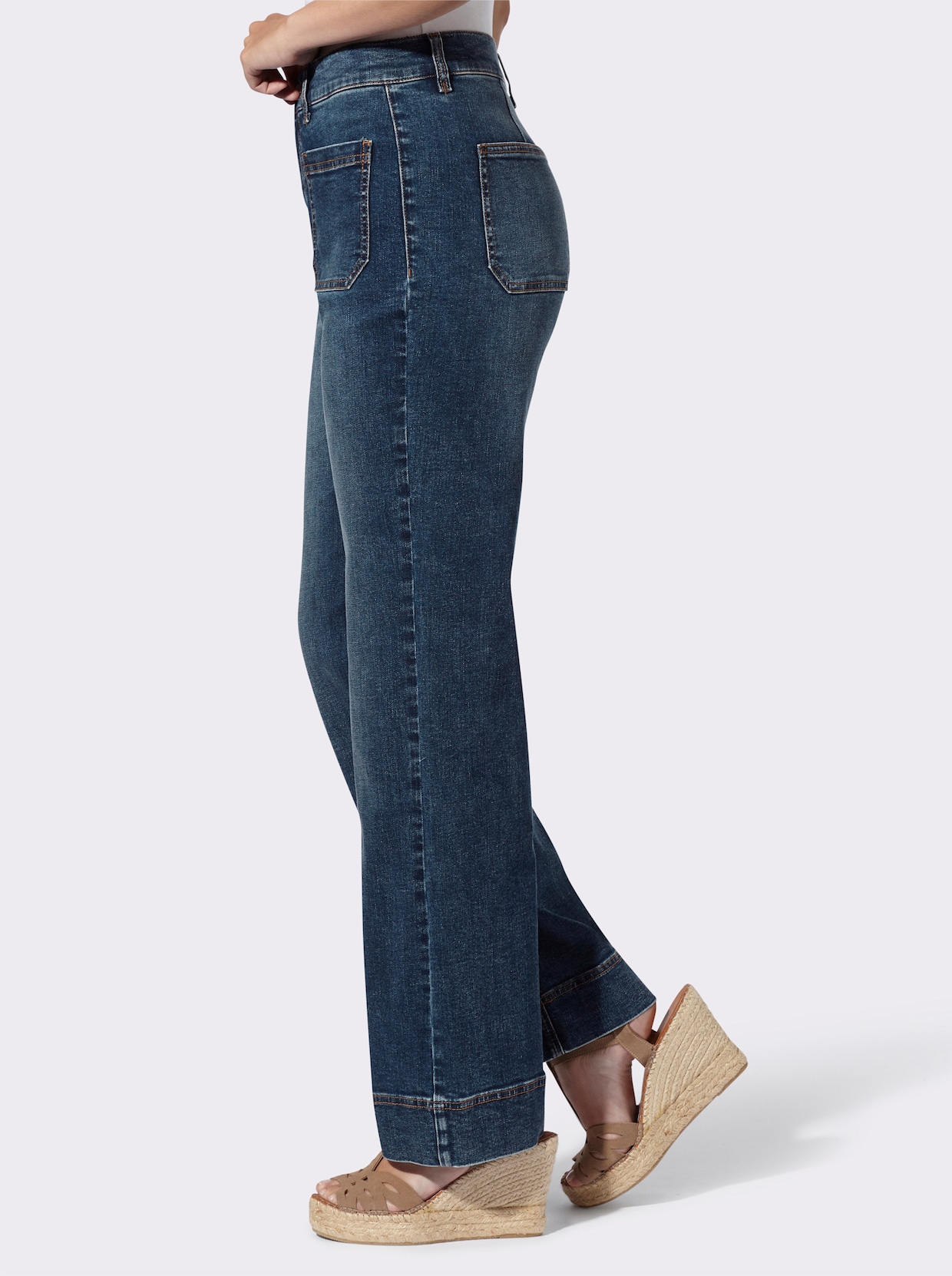 heine Jeans - blue-stone-washed