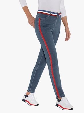 Jeans - blue-bleached