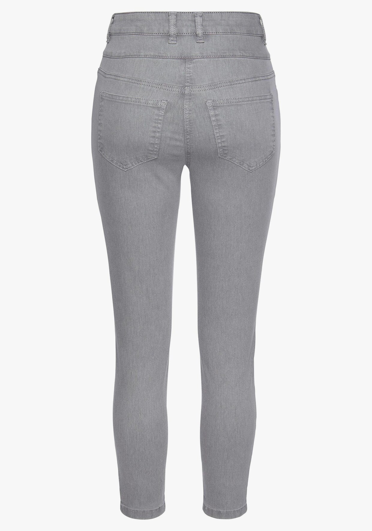 LASCANA High-waist-Jeans - grau
