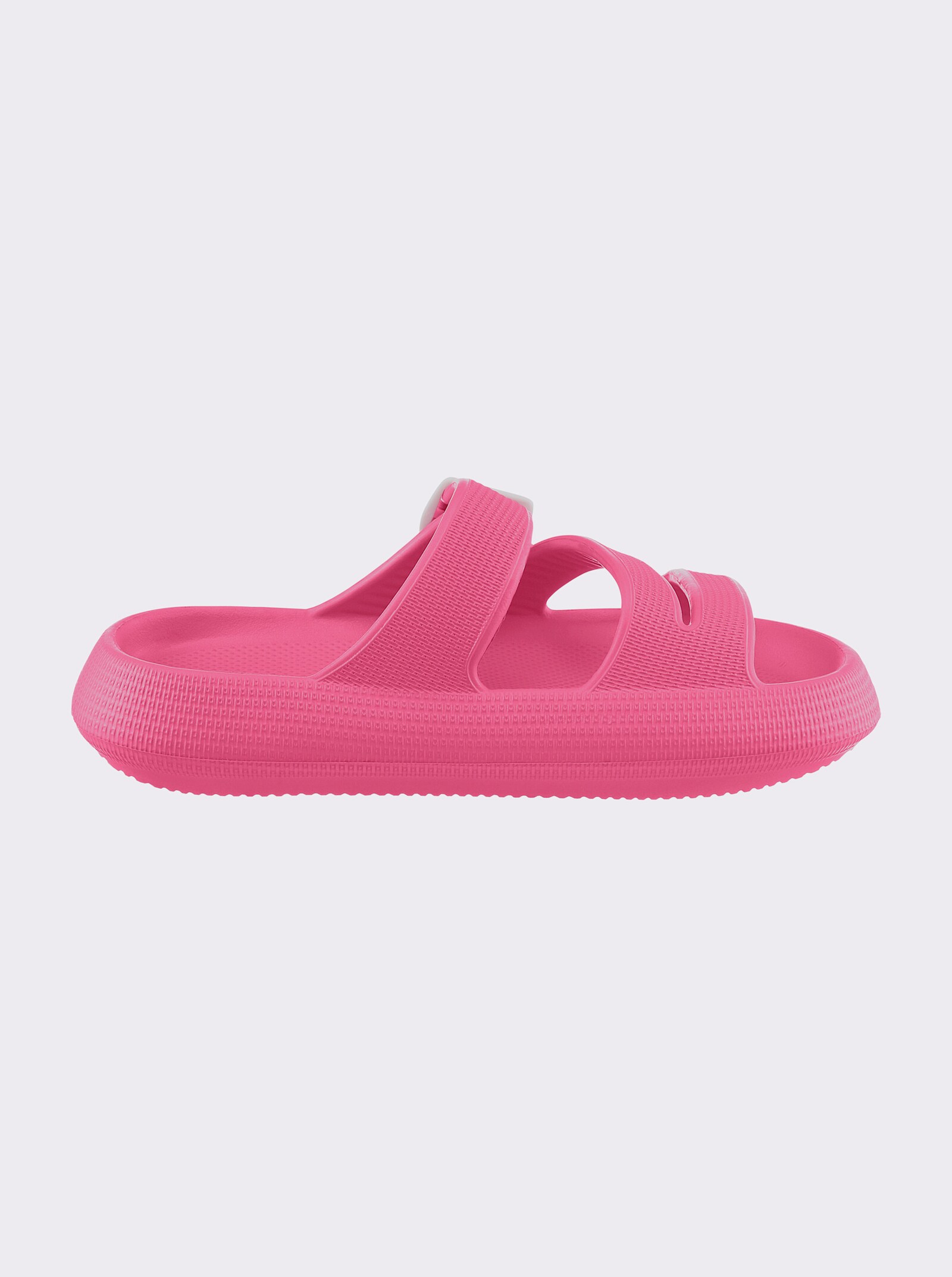 Siebi´s Badepantolette mit verstellbarer Dornschließe - pink