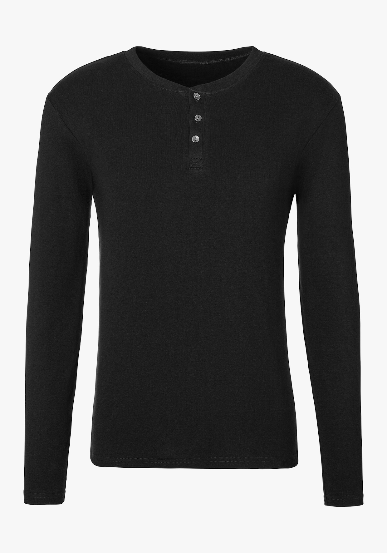 H.I.S Langarmshirt - schwarz