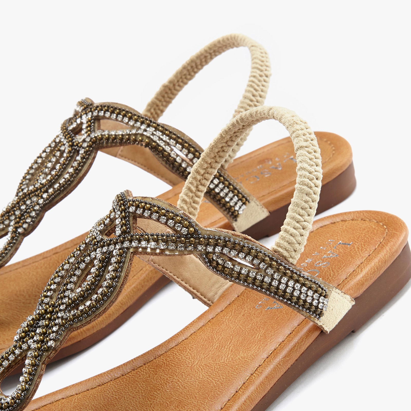 LASCANA Zehentrenner - beige