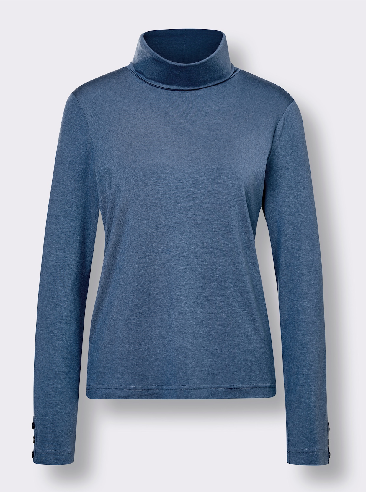 CREATION L PREMIUM Rollkragenshirt - jeansblau