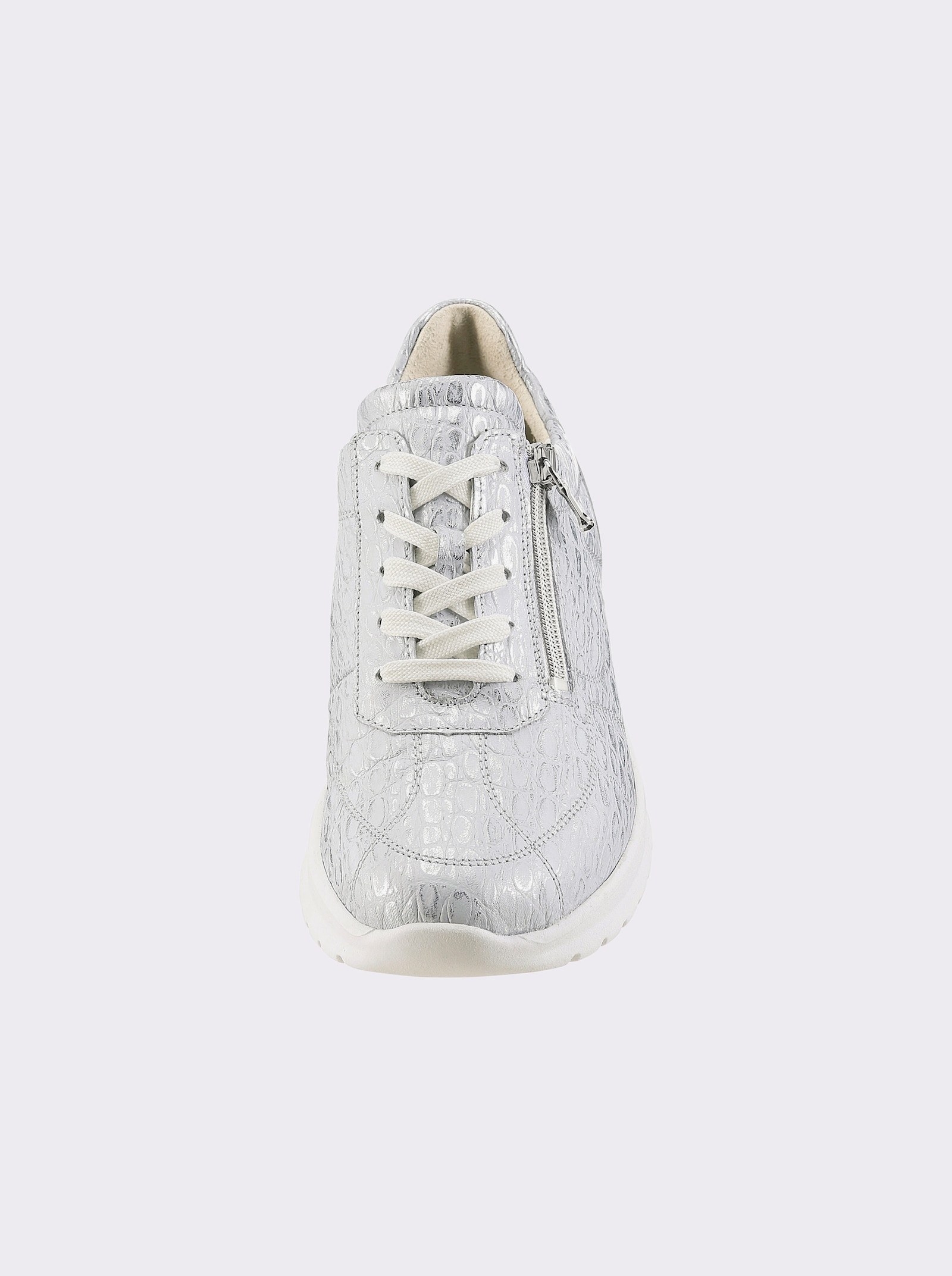 Waldläufer Sneaker mit Metallic-Effekt, Waldläufer - silberfarben
