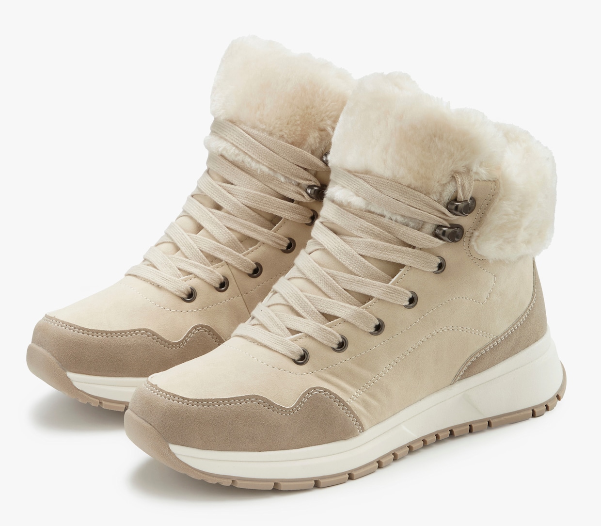 LASCANA Winterstiefelette - beige