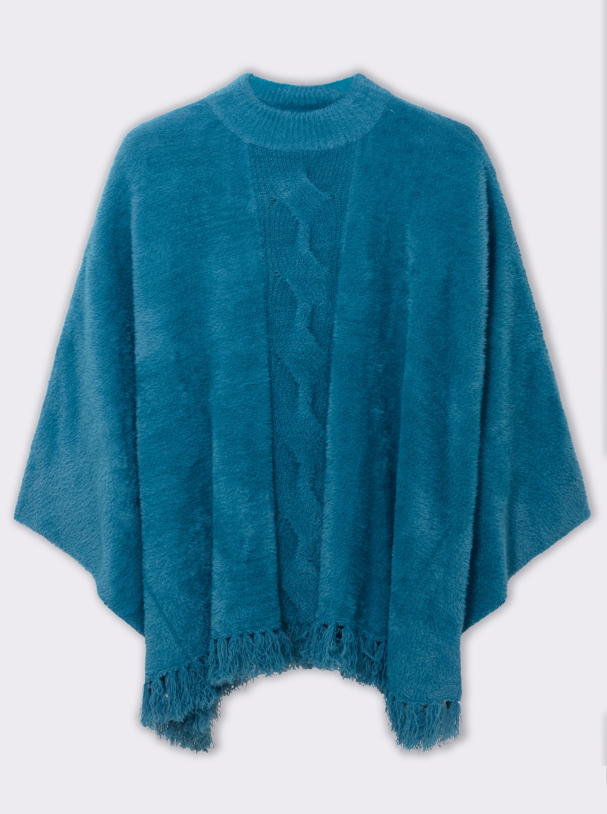 sheego Strickponcho - topas