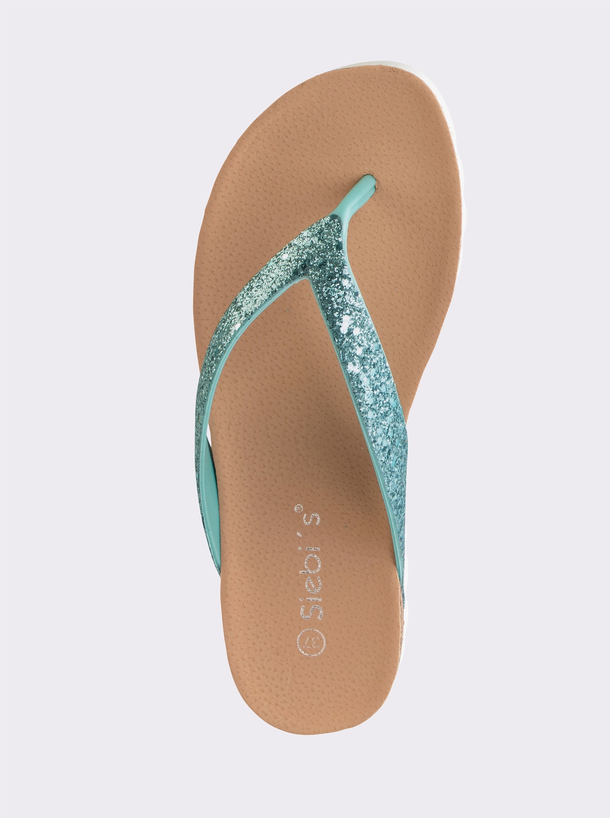 Badslippers - turquoise