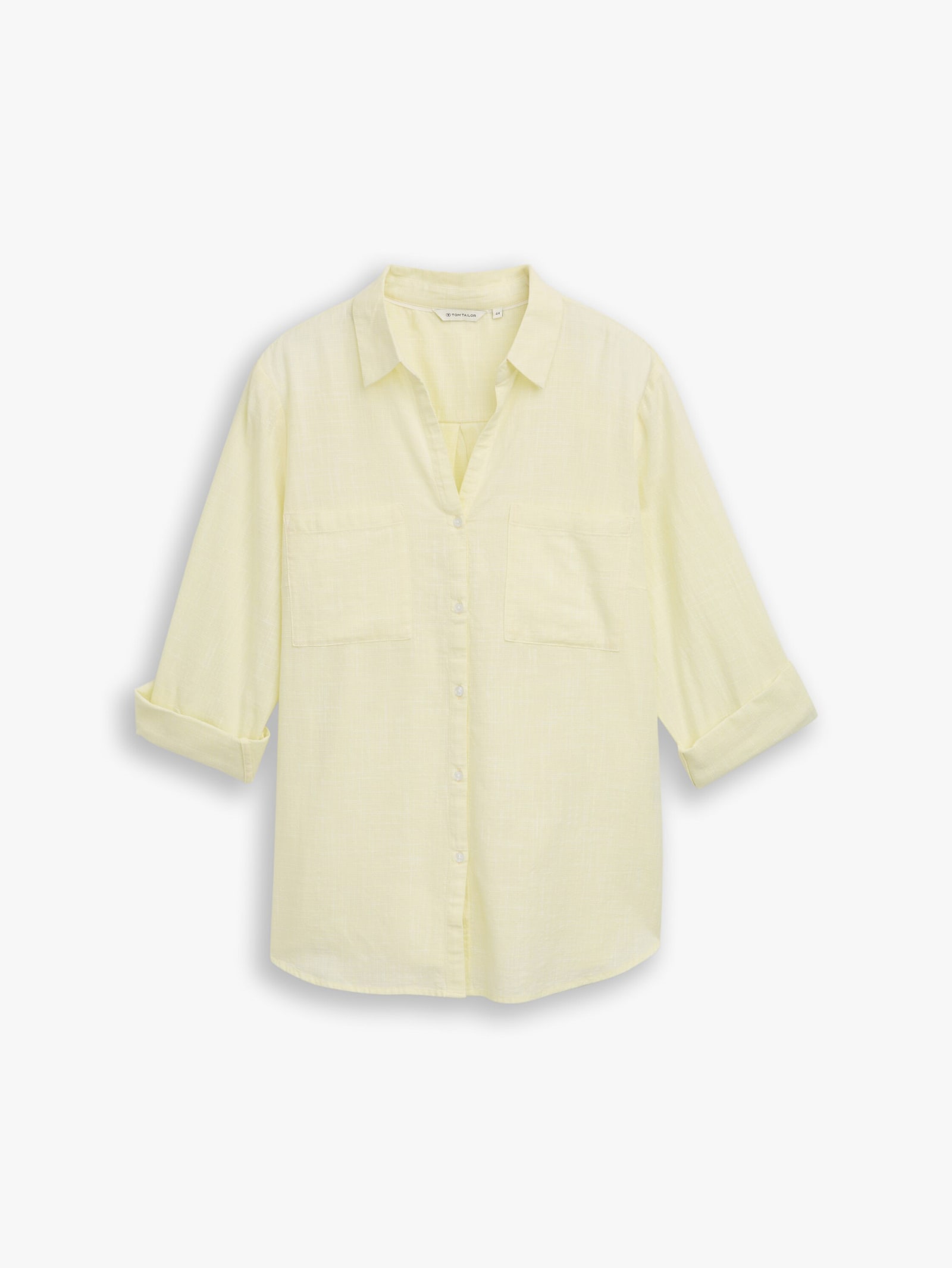 Shirtbluse - soft lemon