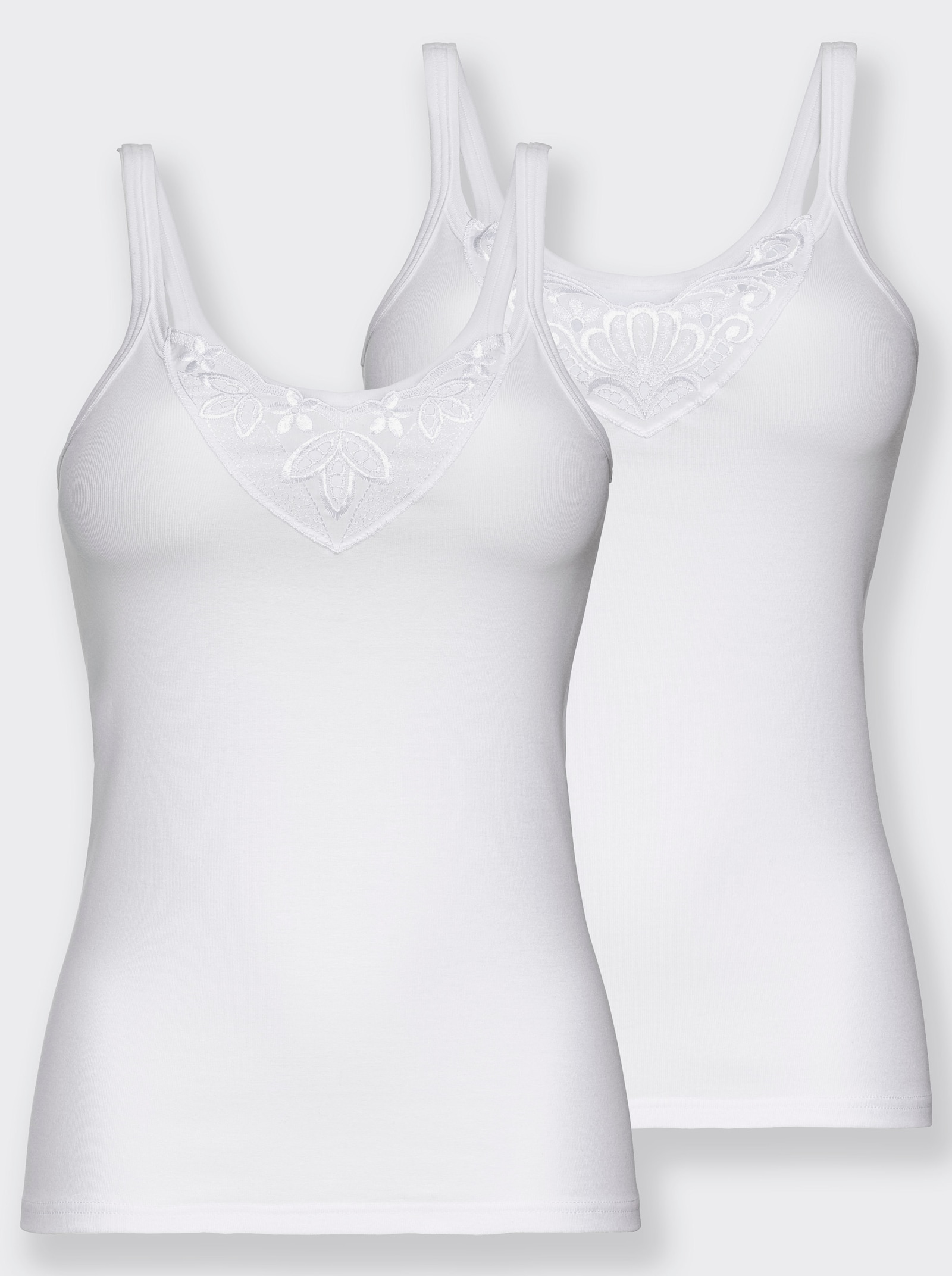 Speidel Linne i dubbelpack - vit