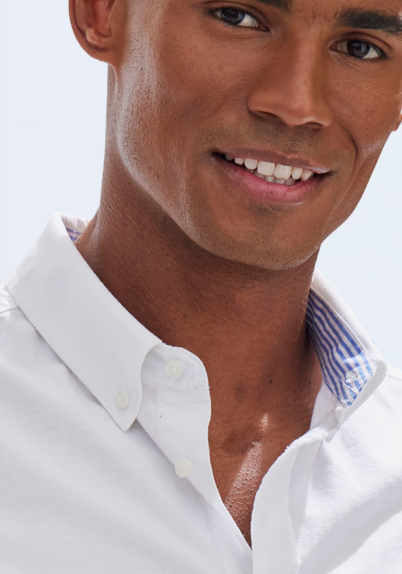 H.I.S Langarmhemd - offwhite