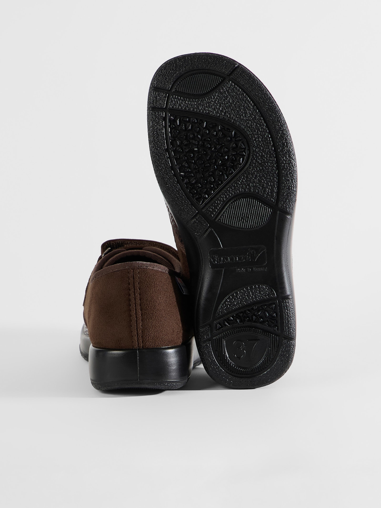 Varomed Klettschuh in Spezialweite L - mokka