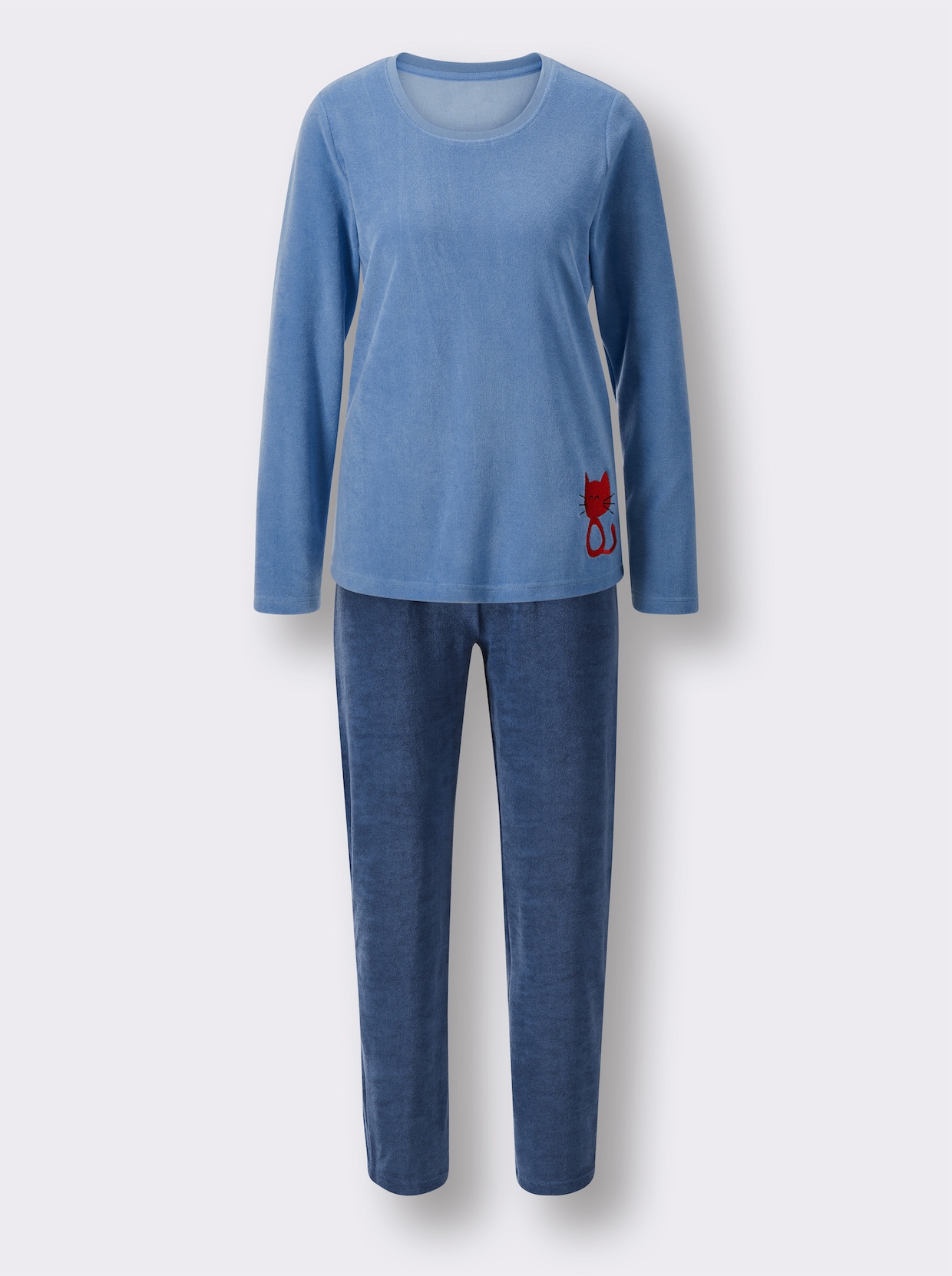wäschepur Schlafanzug - himmelblau-jeansblau