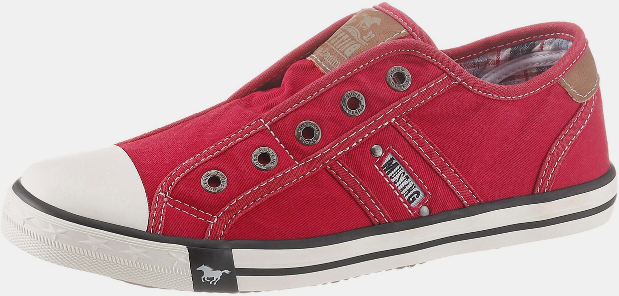 Mustang Shoes Slip-On Sneaker - rot