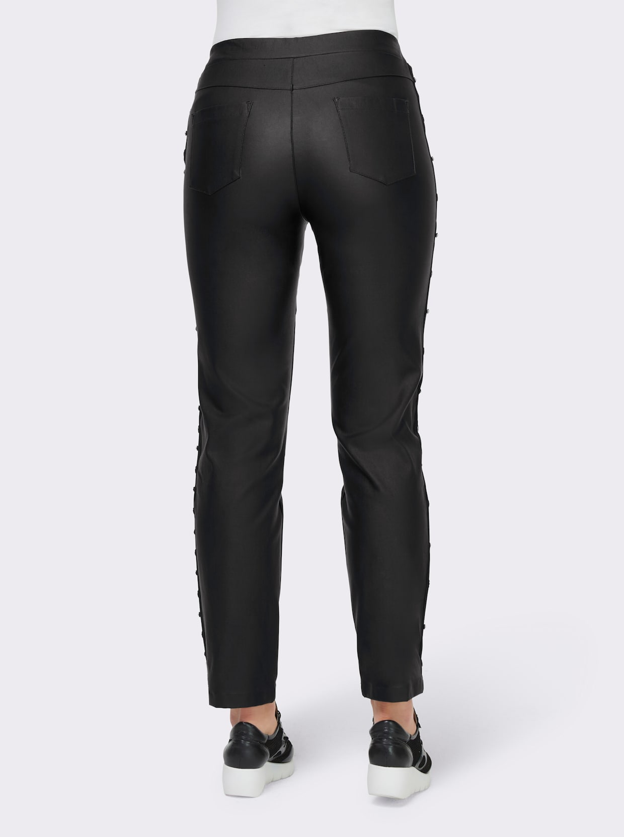 heine Comfortbroek - zwart