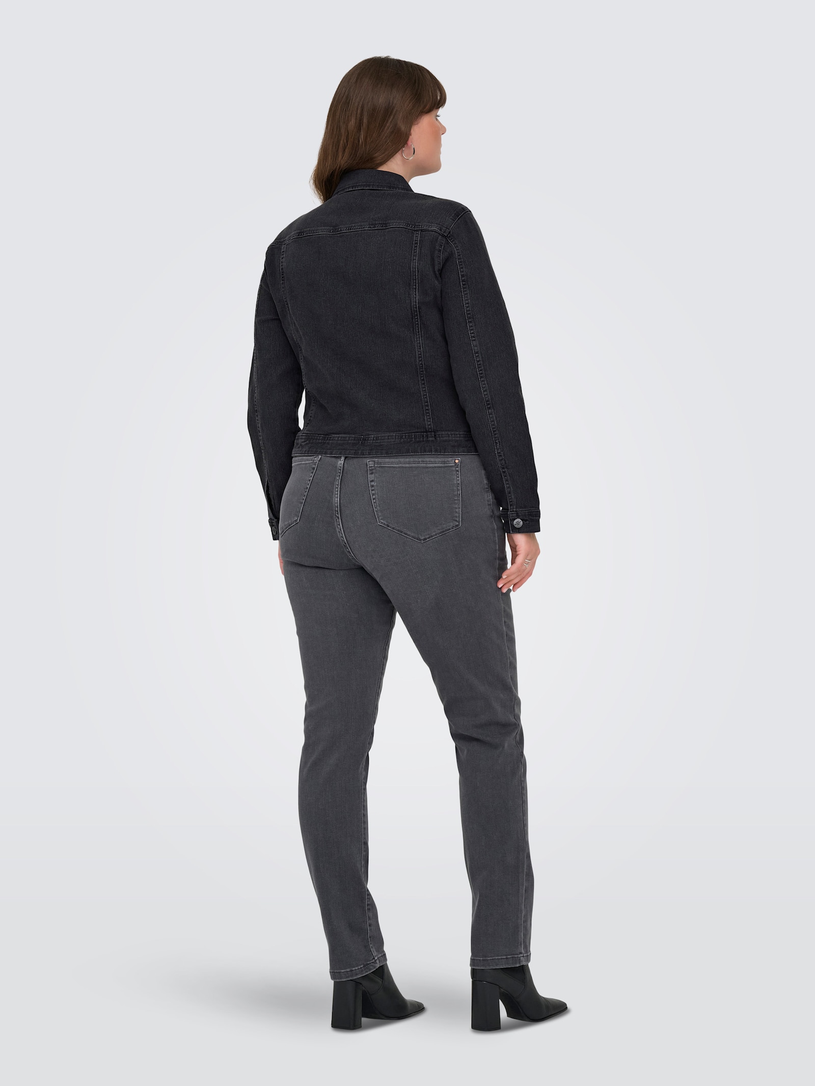 ONLY CARMAKOMA Jeansjacke - dark grey denim