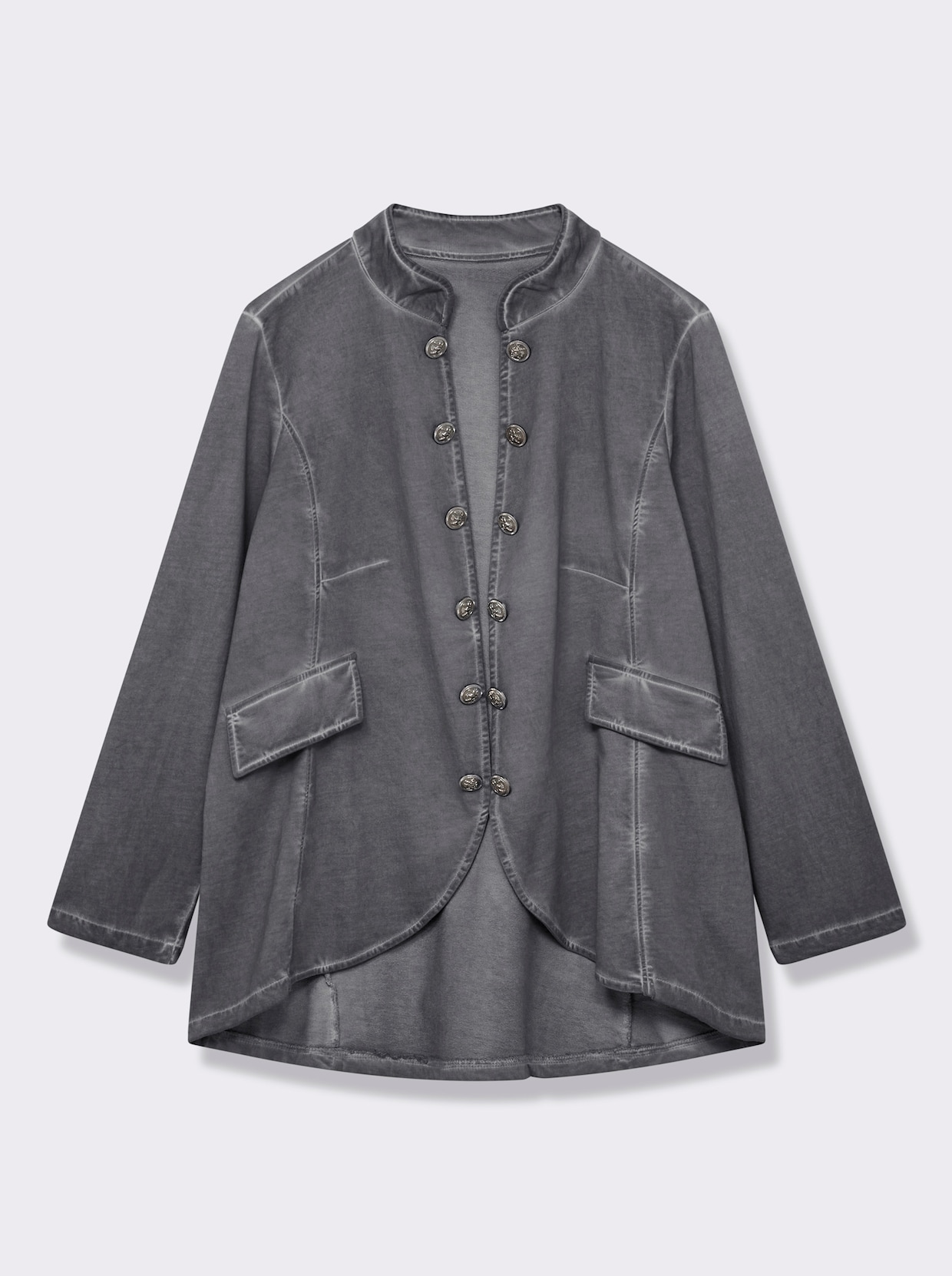 Sweatjacke - grau