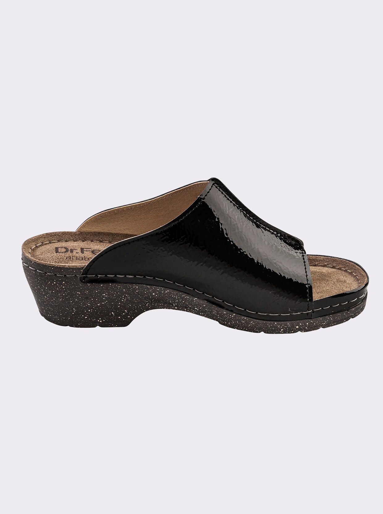 Dr. Feet huisschoenen - zwart
