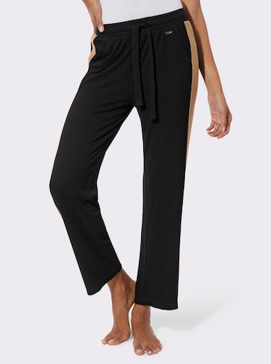 feel good Hose - schwarz-camel