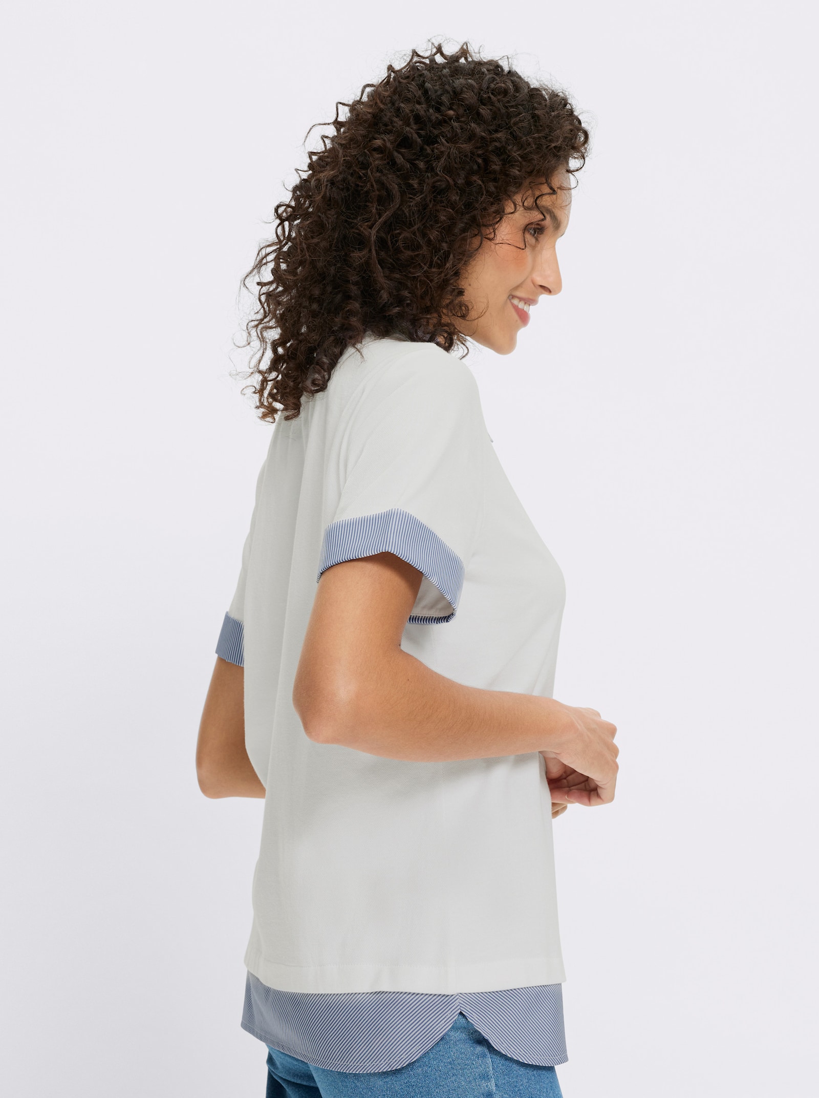 heine Polo effet 2 en 1 - blanc