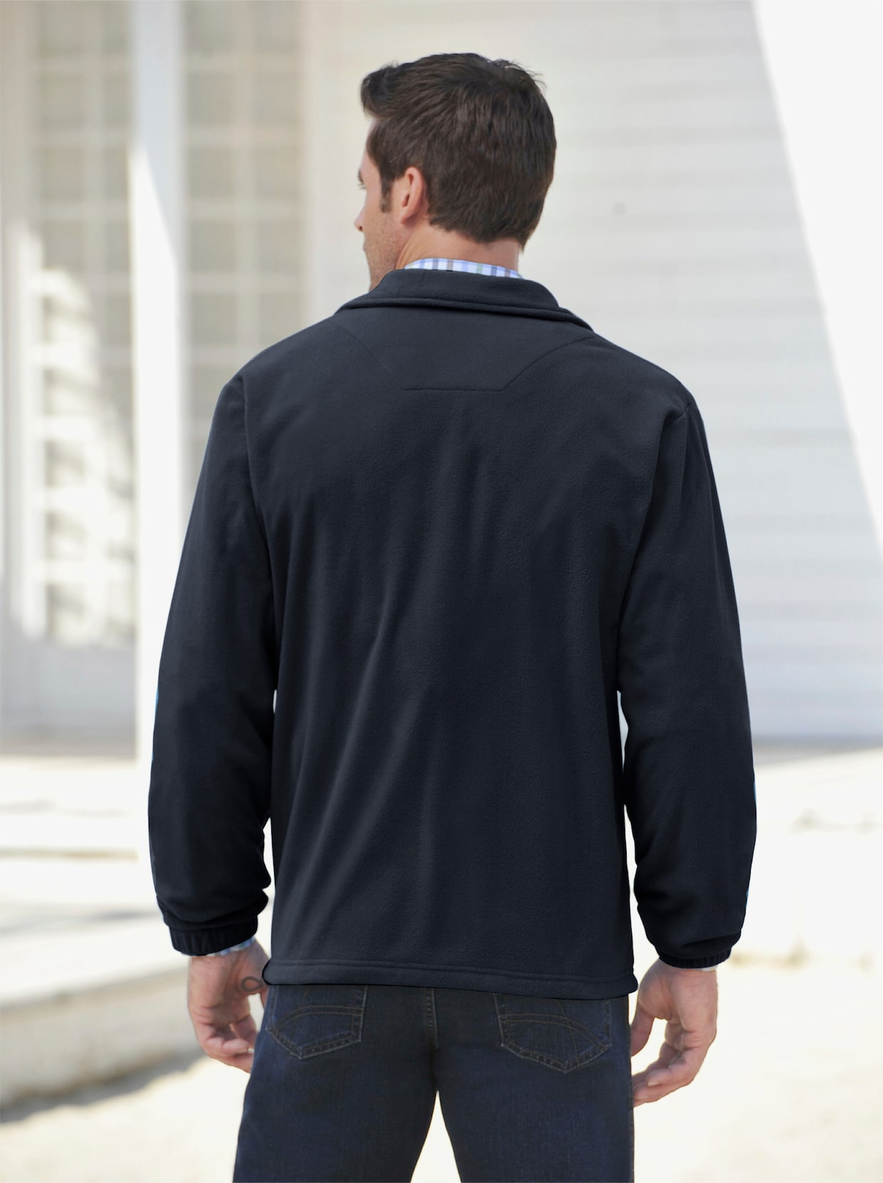 Hajo Fleece-Jacke - marine