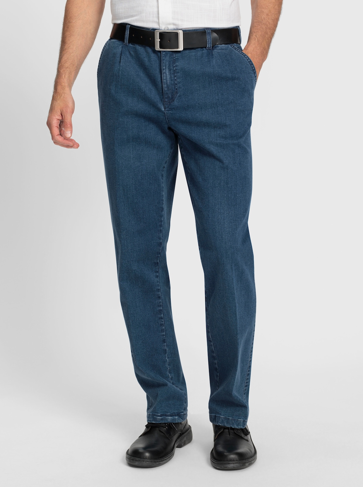 Marco Donati 5-Pocket-Jeans - blue-stone-washed