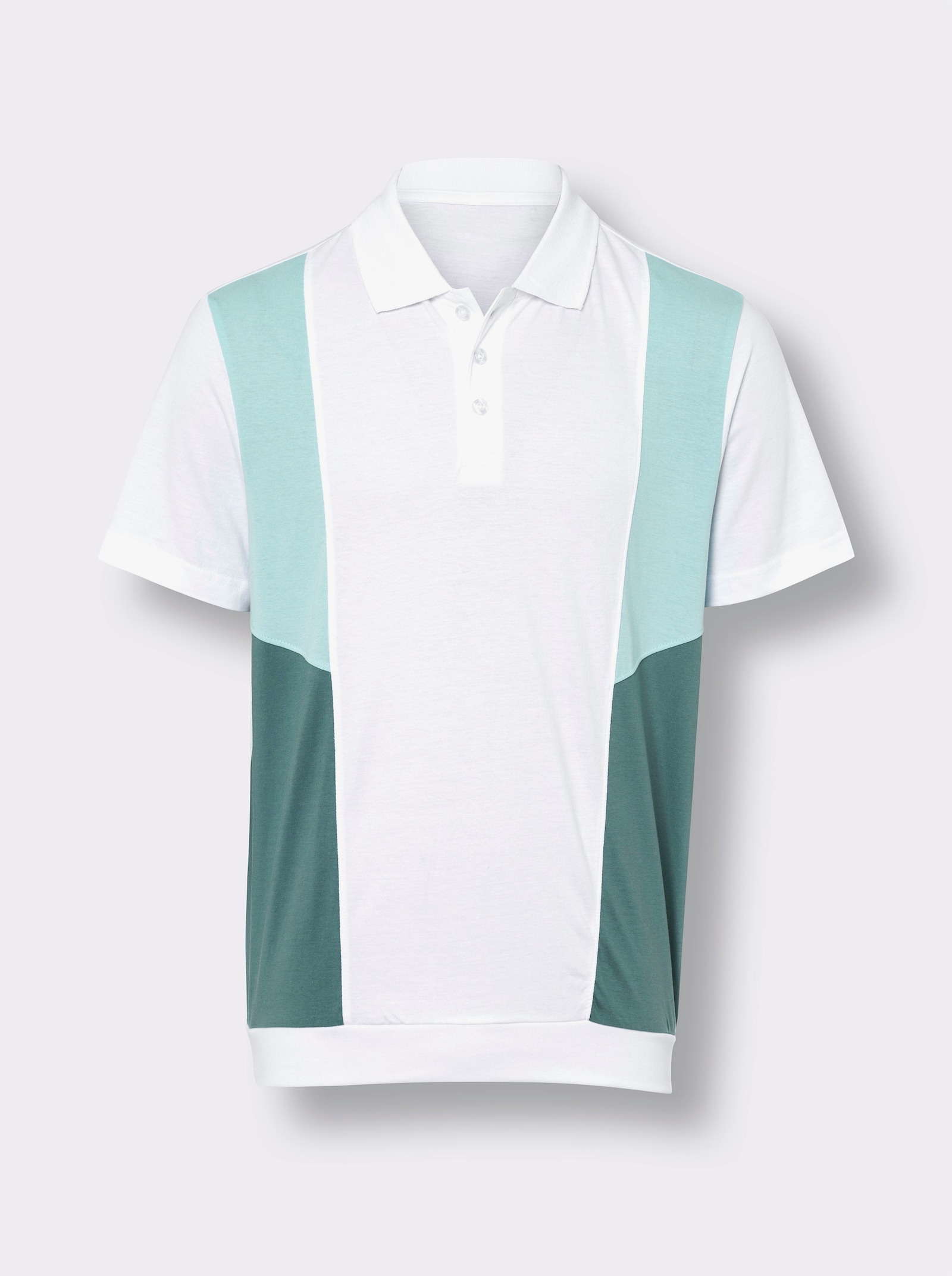 Poloshirt in sportlook - wit