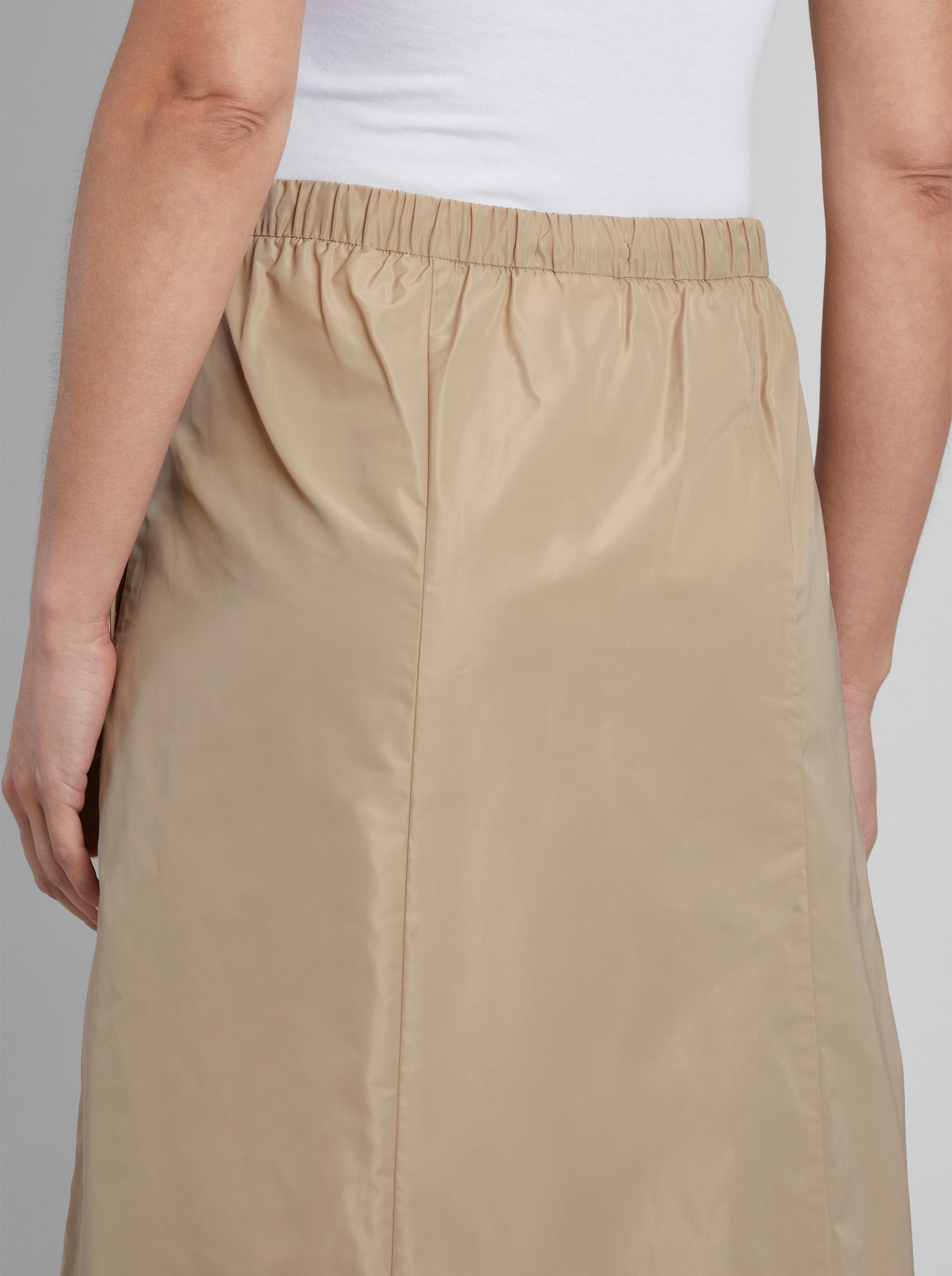 heine Bahnenrock mit Bindeband - beige