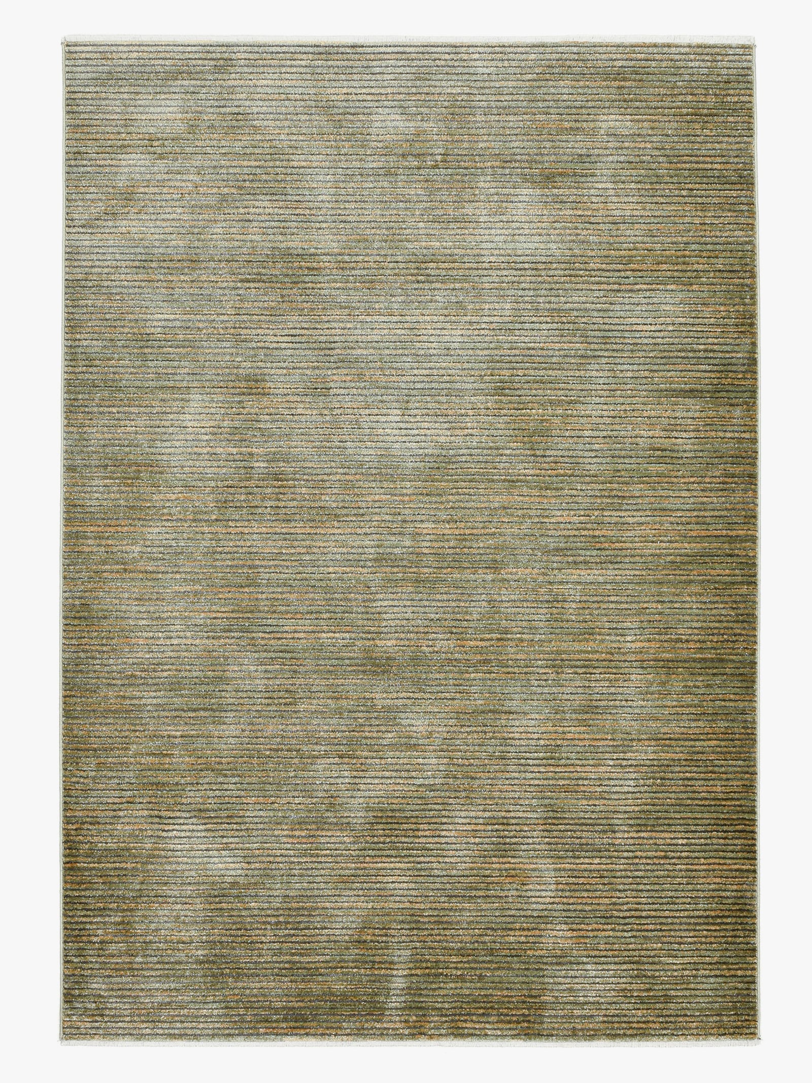 Theko Teppich - grün-meliert