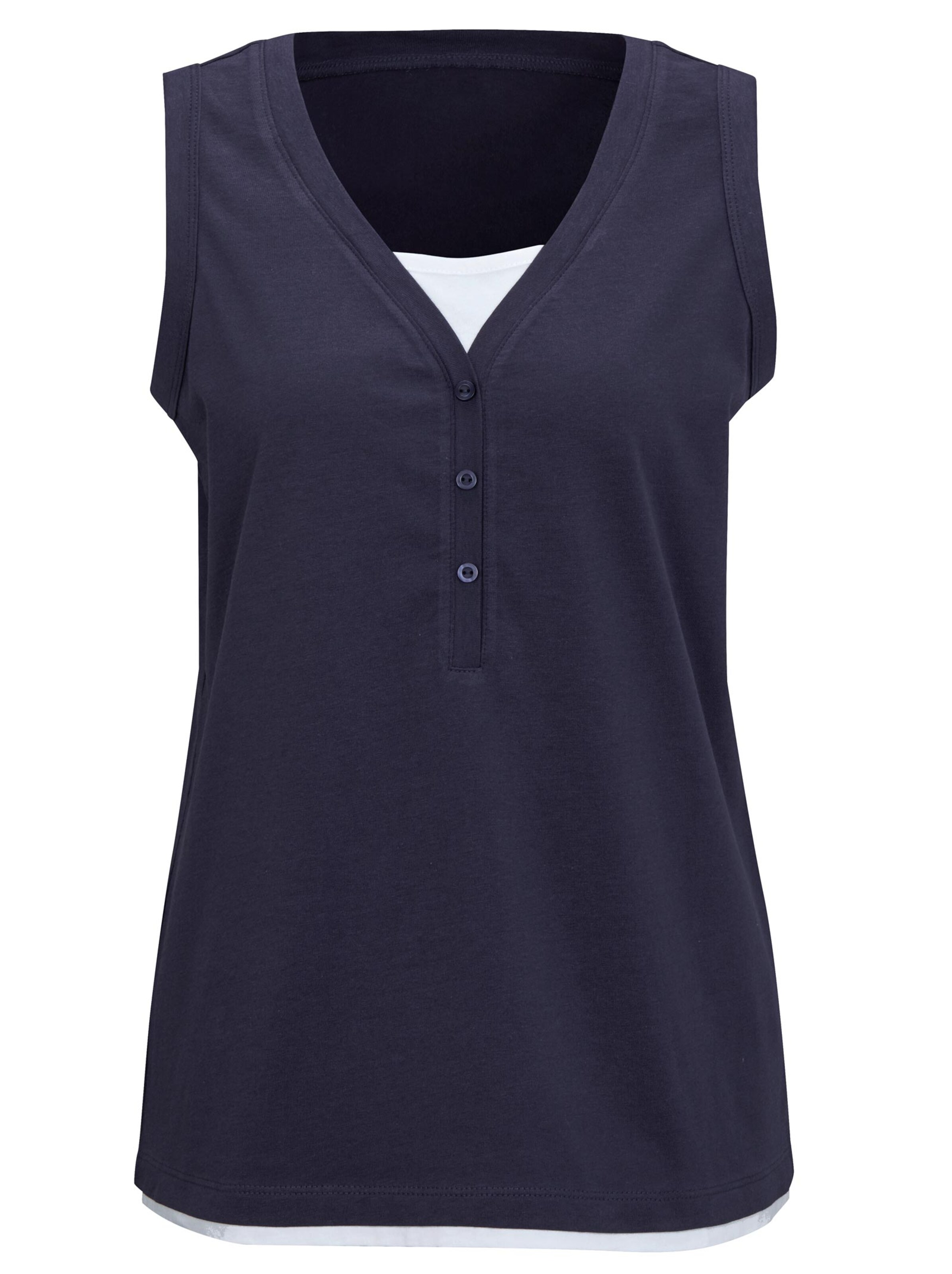 Shirttop - nachtblau