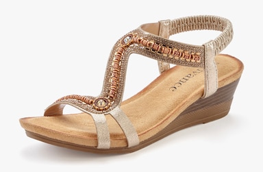 Vivance Sandalette - goldfarben