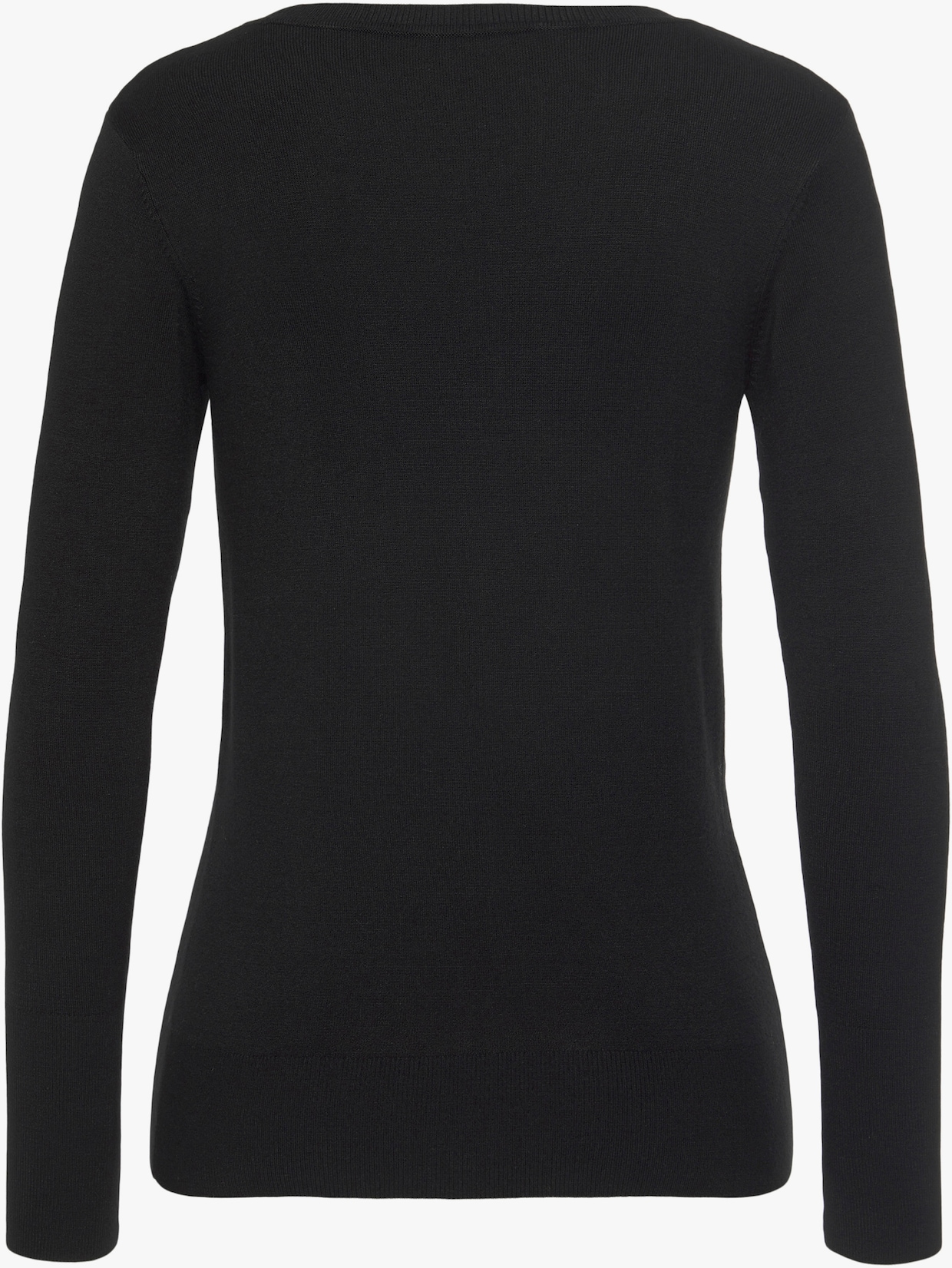 Vivance Pullover met V-hals - zwart