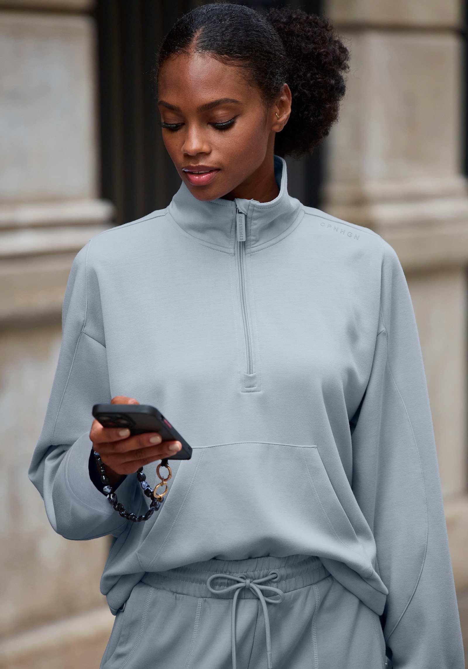 Copenhagen Studios Langarmshirt - hellblau