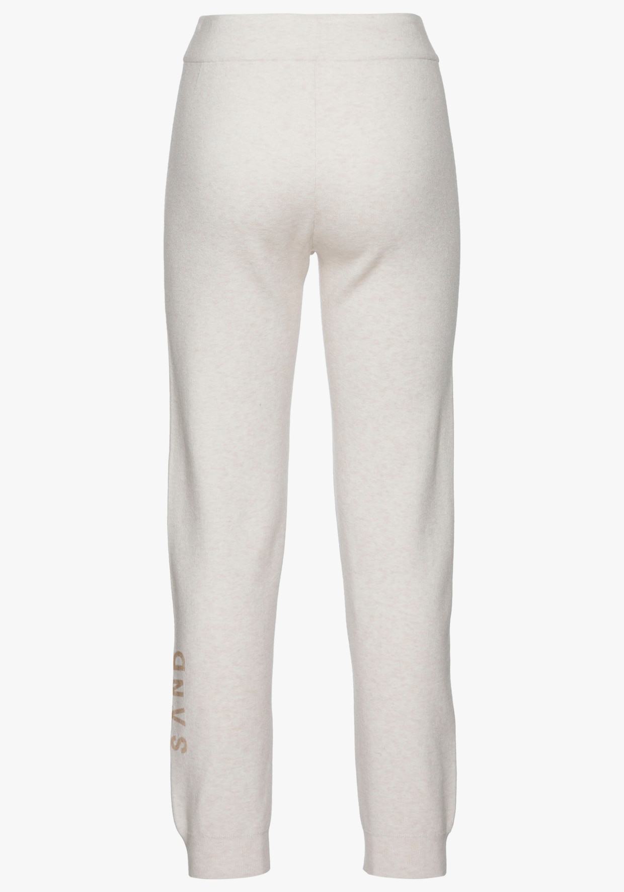 Elbsand Pantalon en tricot - blanc cassé