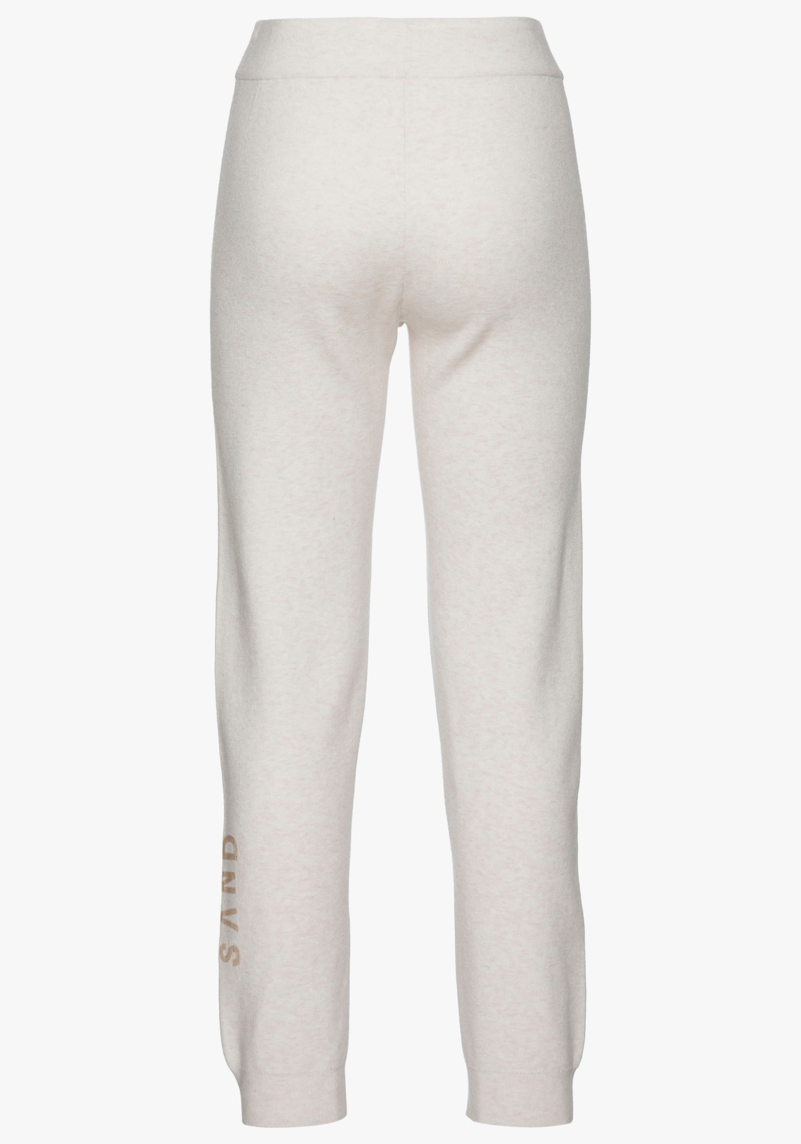 Elbsand Broek van tricot - wolwit