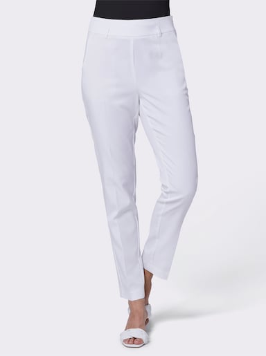 CREATION L PREMIUM Pantalon lyocell - blanc