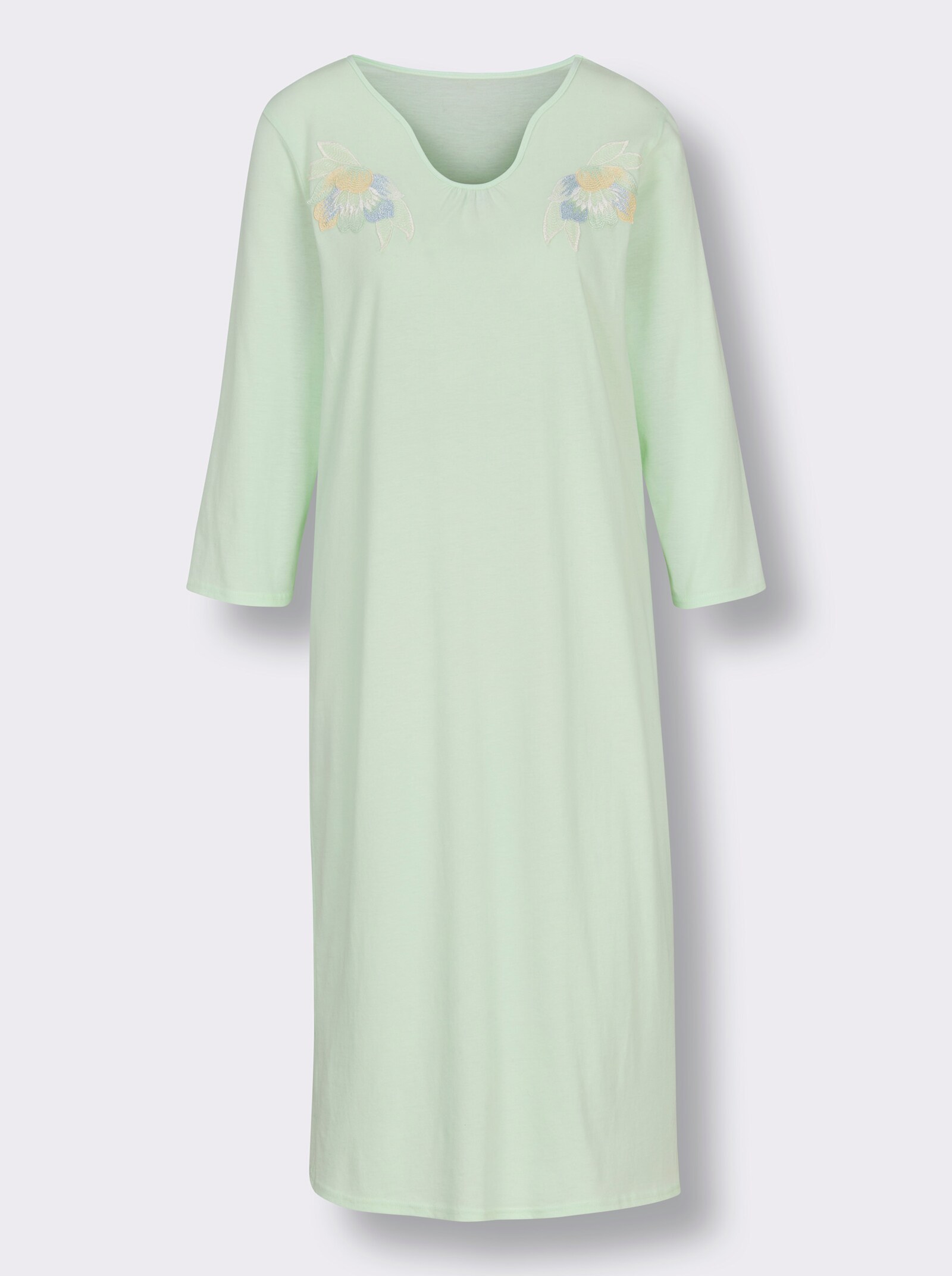wäschepur Nachthemd mit Spitze - lindgrün
