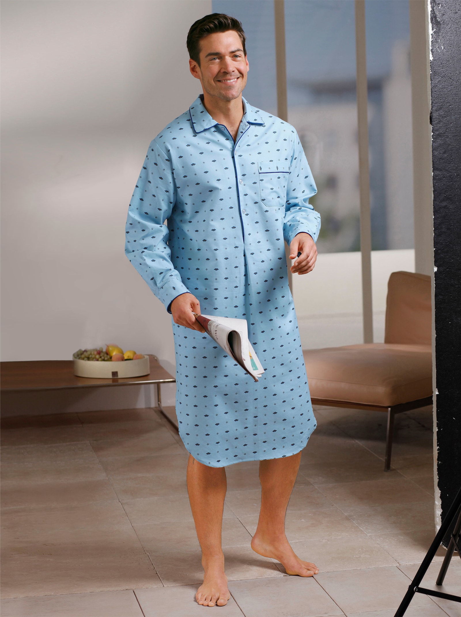 Nachthemd - lichtblauw