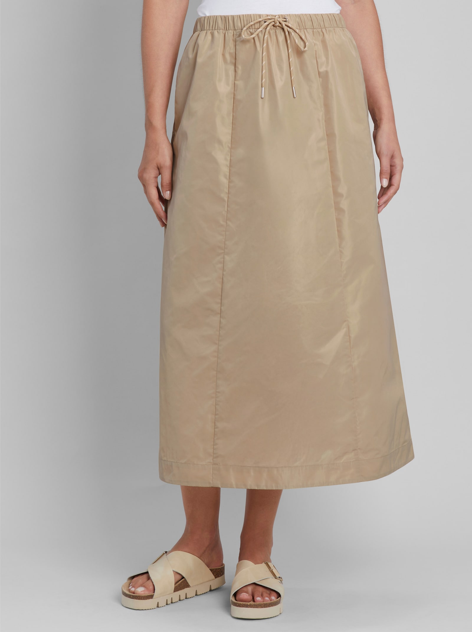 heine Bahnenrock mit Bindeband - beige