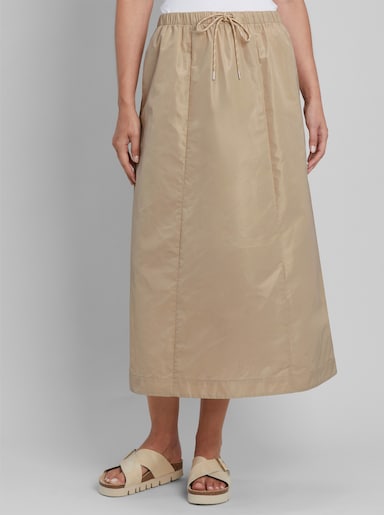 heine Bahnenrock mit Bindeband - beige