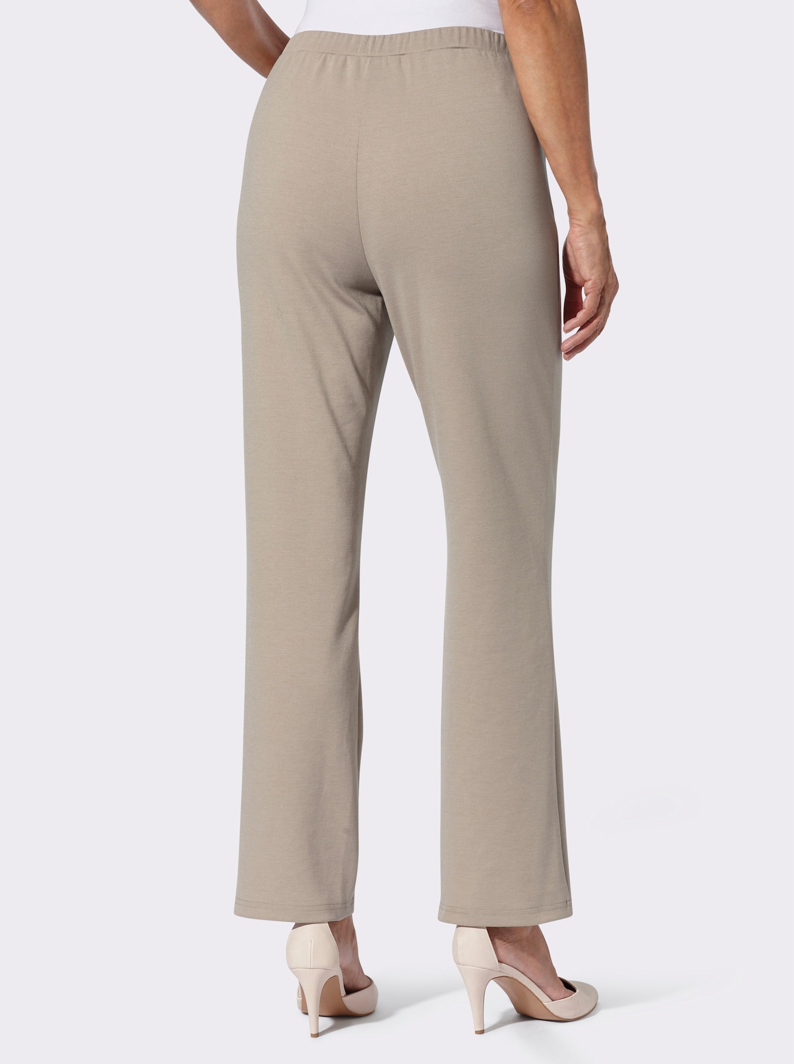 Schlupfhose mit 2 Taschen - sesam