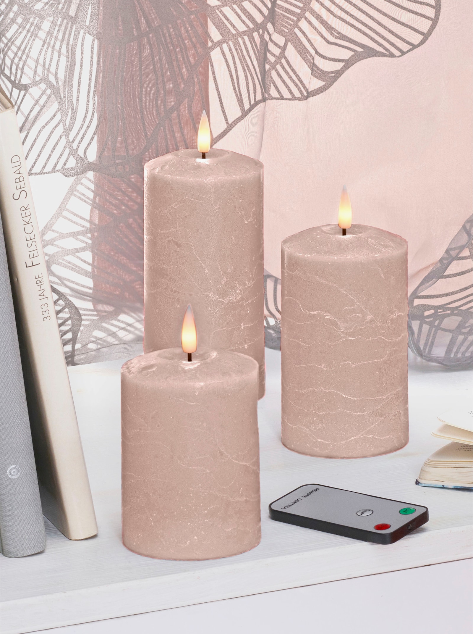 Ledkaarsen - beige
