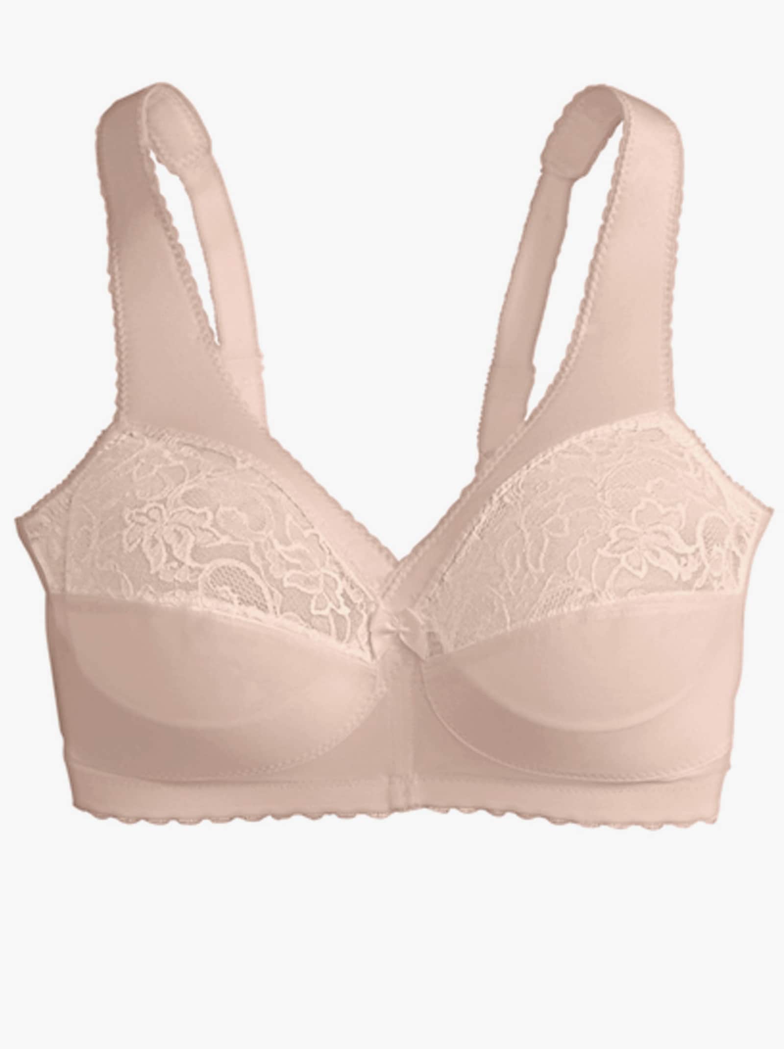 Glamorise Entlastungs-BH ohne Bügel mit Stütze - puder