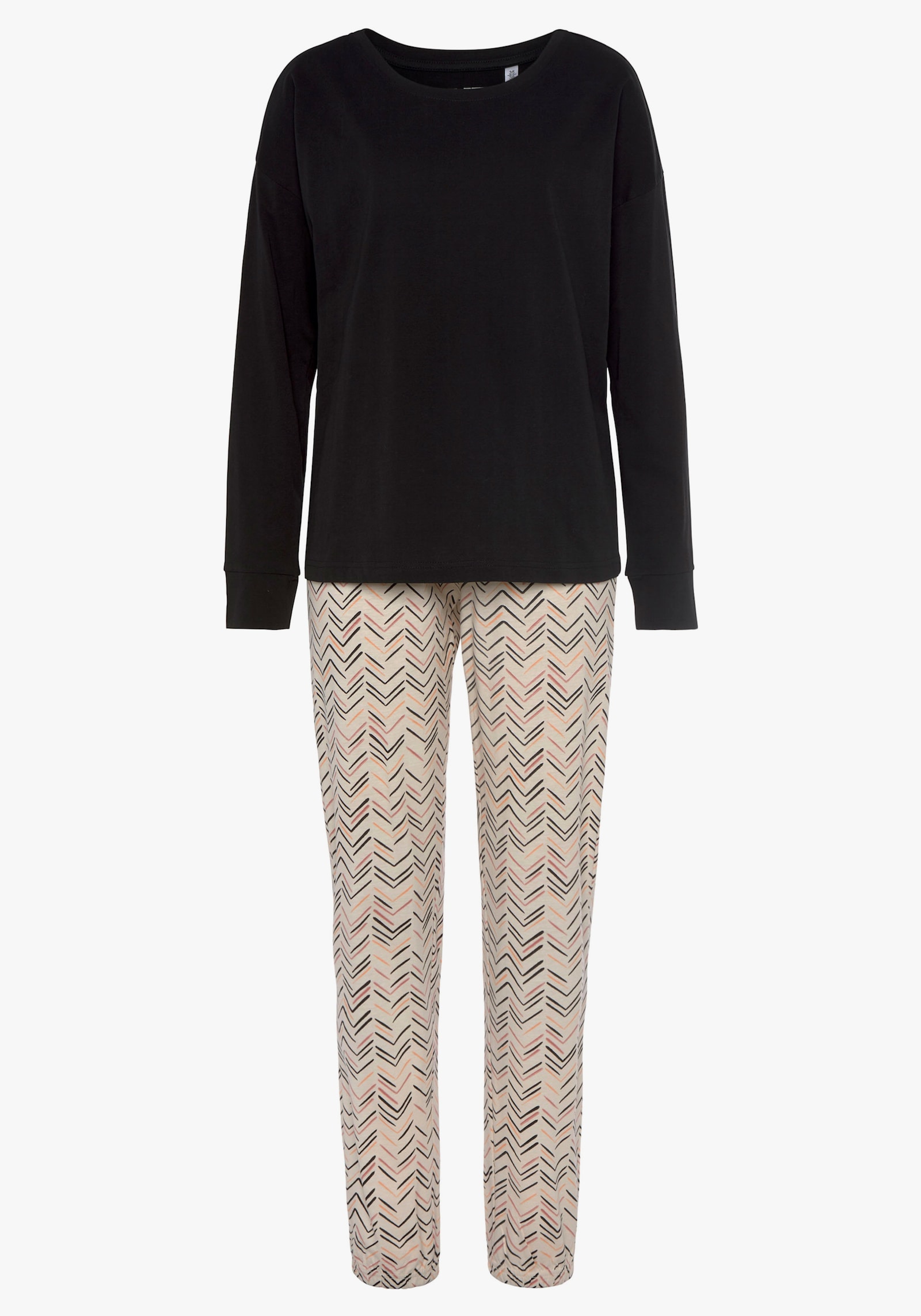 Vivance Dreams Pyjama - noir-crème