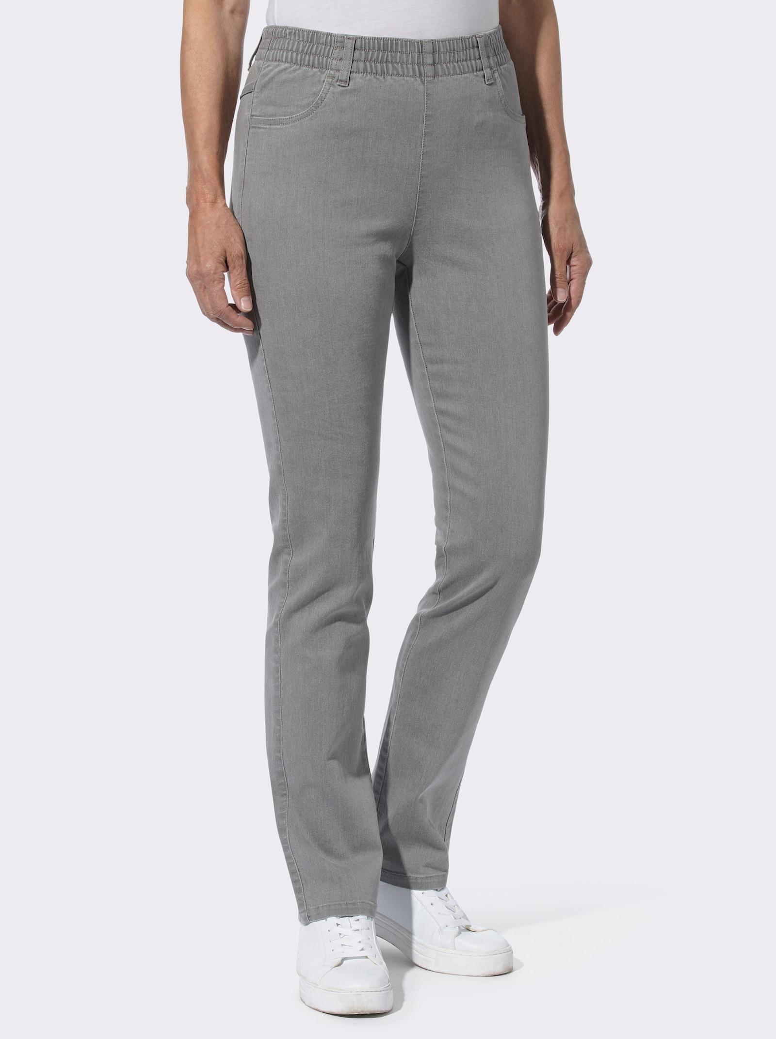 Jeans in Stretch-Qualität - grey-denim + black denim