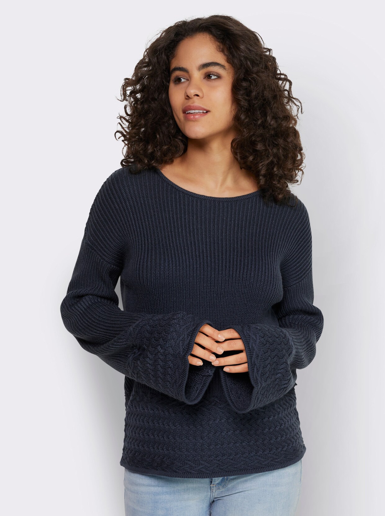 heine Pullover - donkerblauw