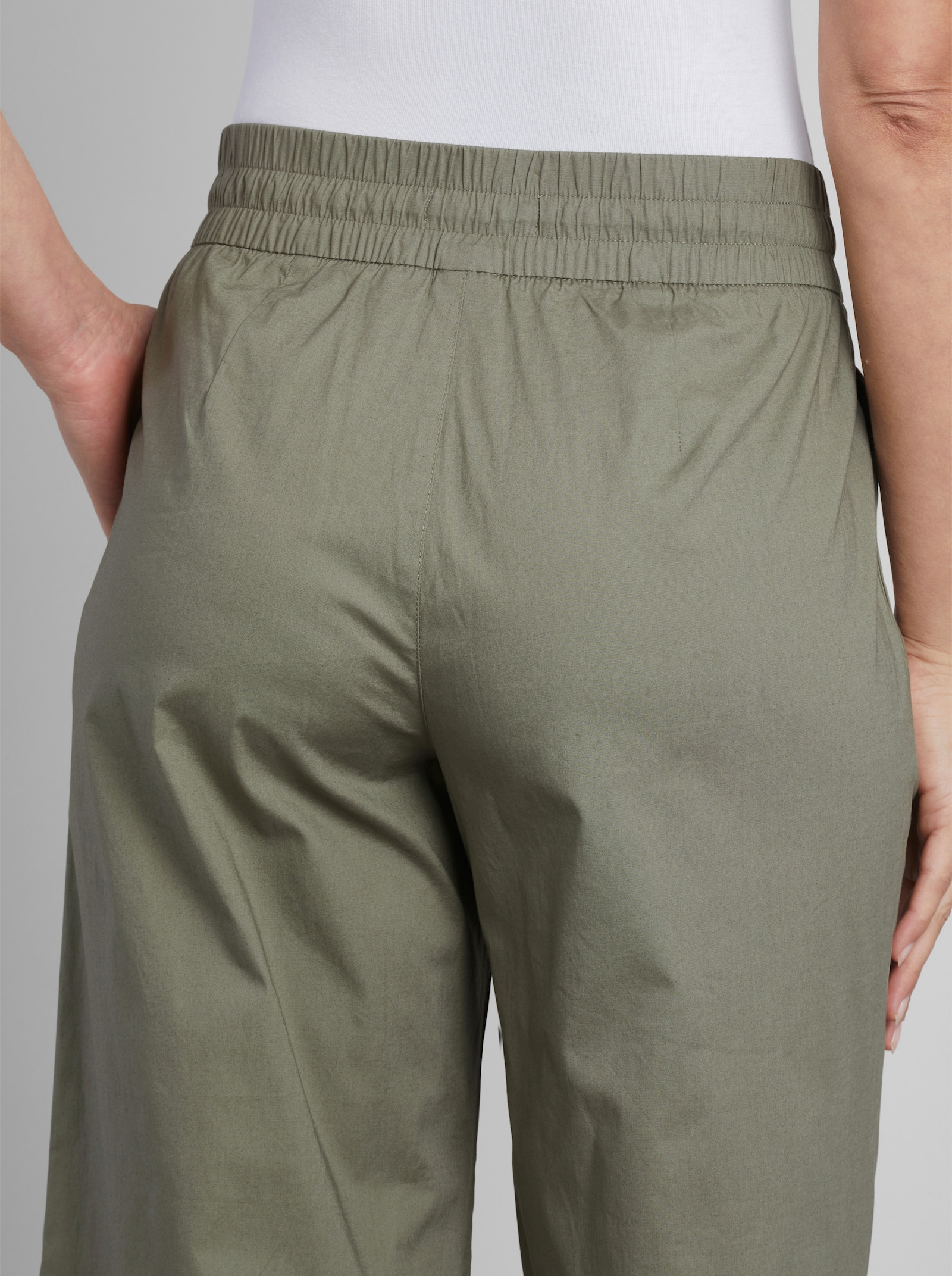 heine Culotte mit Gummibund - khaki