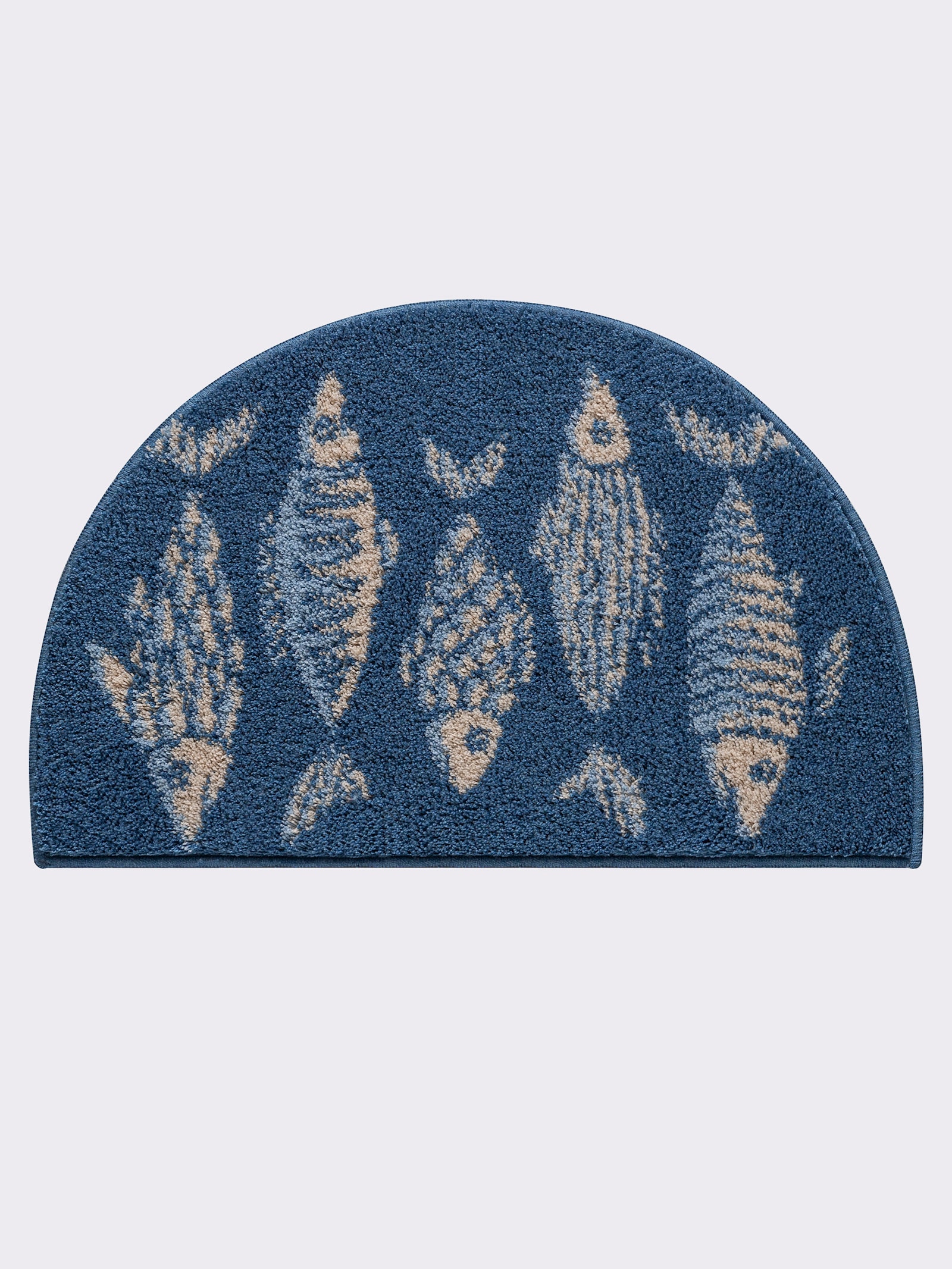 Grund Tapis de bain - bleu-beige